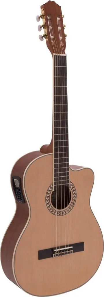 DIMAVERY CN-600 Guitare classique naturelle 4/4 pour débutant