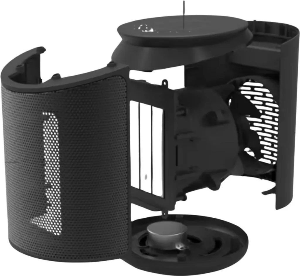 BOT Chauffage PTC Céramique Intelligent CH4 - Radiateur d'Appoint Noir