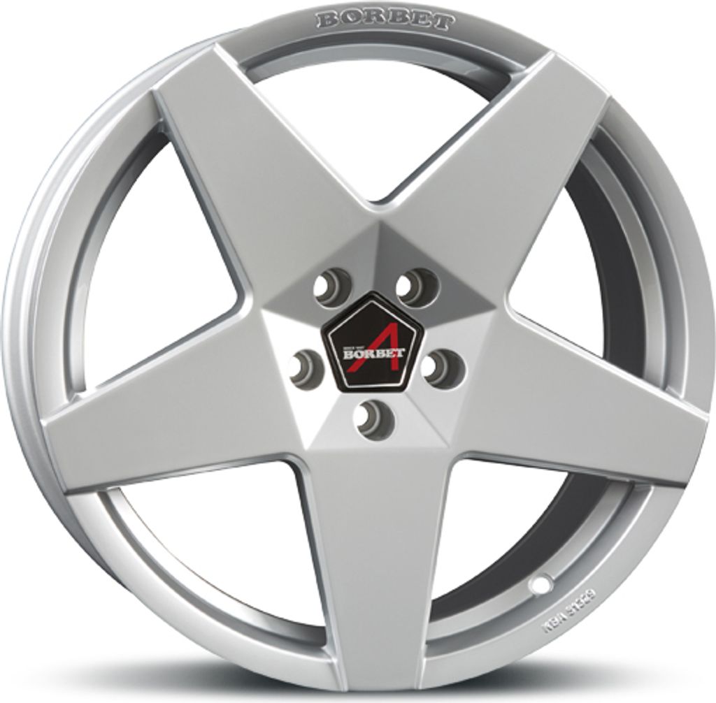 BORBET A SILVER 8X18 5X108 ET45 brilliant silver
