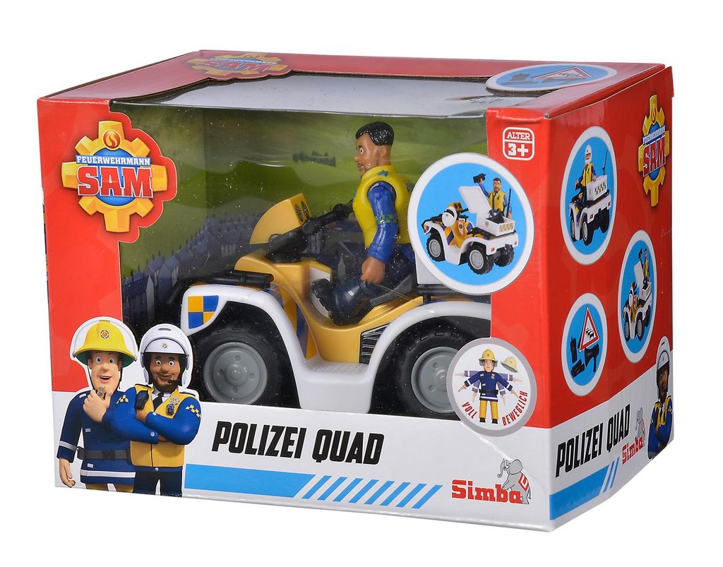 Sam Polizei Quad mit Figur Produktbild 8