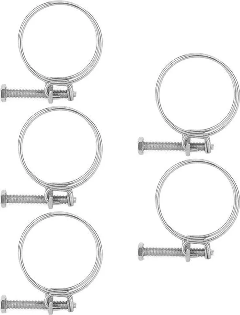 Collier de serrage en métal treillé réglable 65-70 mm pour tuyaux