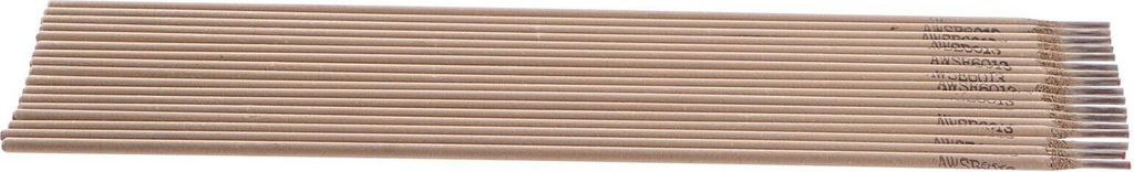 A stack of welding electrodes lying horizontally.
