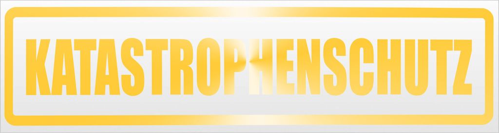 Kiwistar Nur Deppen drängeln Magnetschild Schild magnetisch - 20cm Gelb - reflektierend - Magnetfolie für Auto PKW Kfz