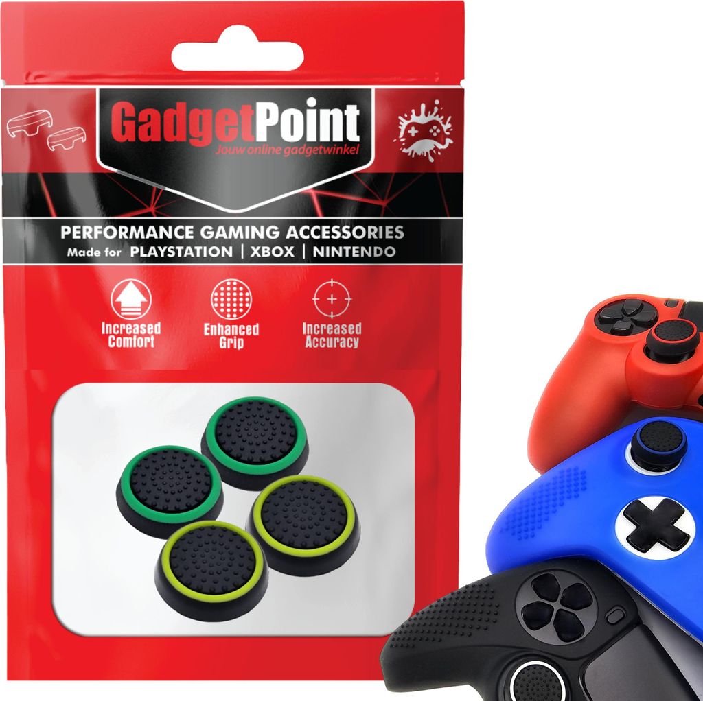 Thumbgrips - Thumb Grips voor PlayStation, PS5, Xbox X/S, One & Switch Pro Controller - Gaming Thumbgrips - Performance Anti-Slip Thumbsticks - Bes...