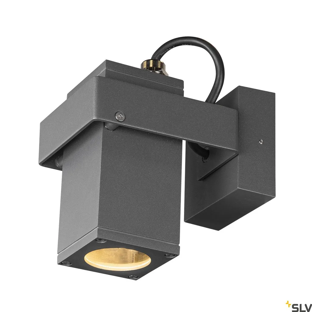 Luminaire Plafonnier et Applique d'Extérieur Anthracite QPAR51 THEO