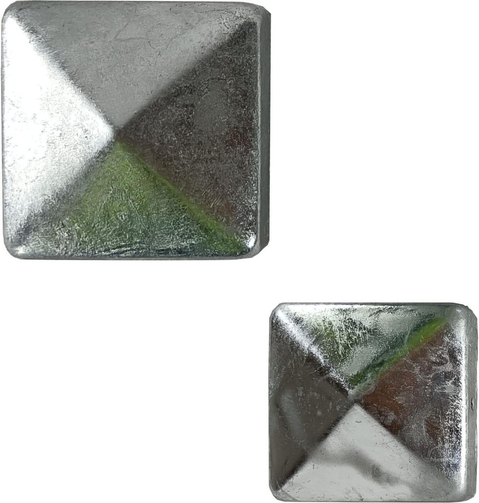Pfostenkappen 9x9cm · 10 Stück · aus verzinktem Stahl in Pyramide Form zum Schutz für Holzpfosten