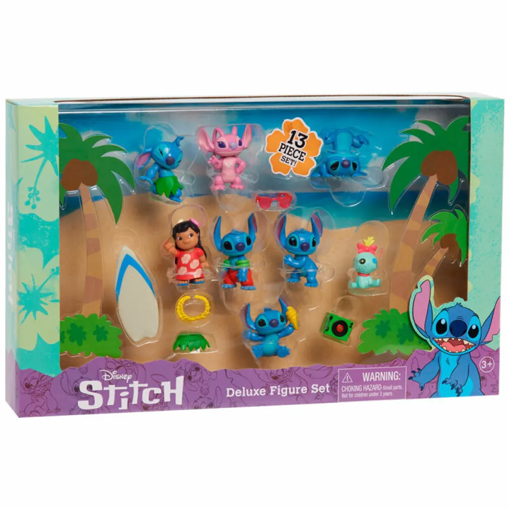 Stitch Ensemble de Figurines de Luxe : Collection Complète 10 Pièces - 15