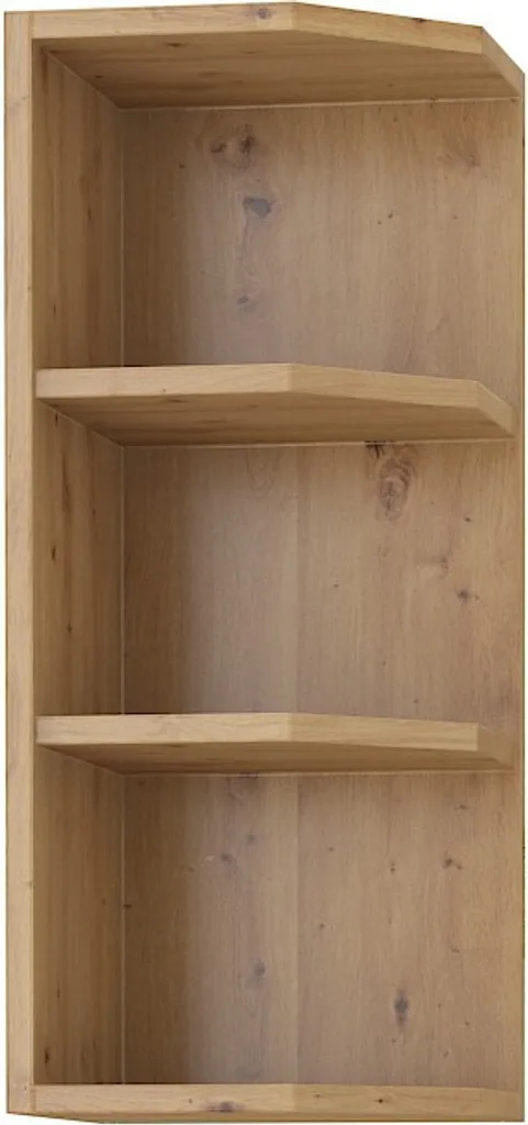 Pensile Angolare BALIJA 30cm - Soluzione Salvaspazio Rovere Artisan
