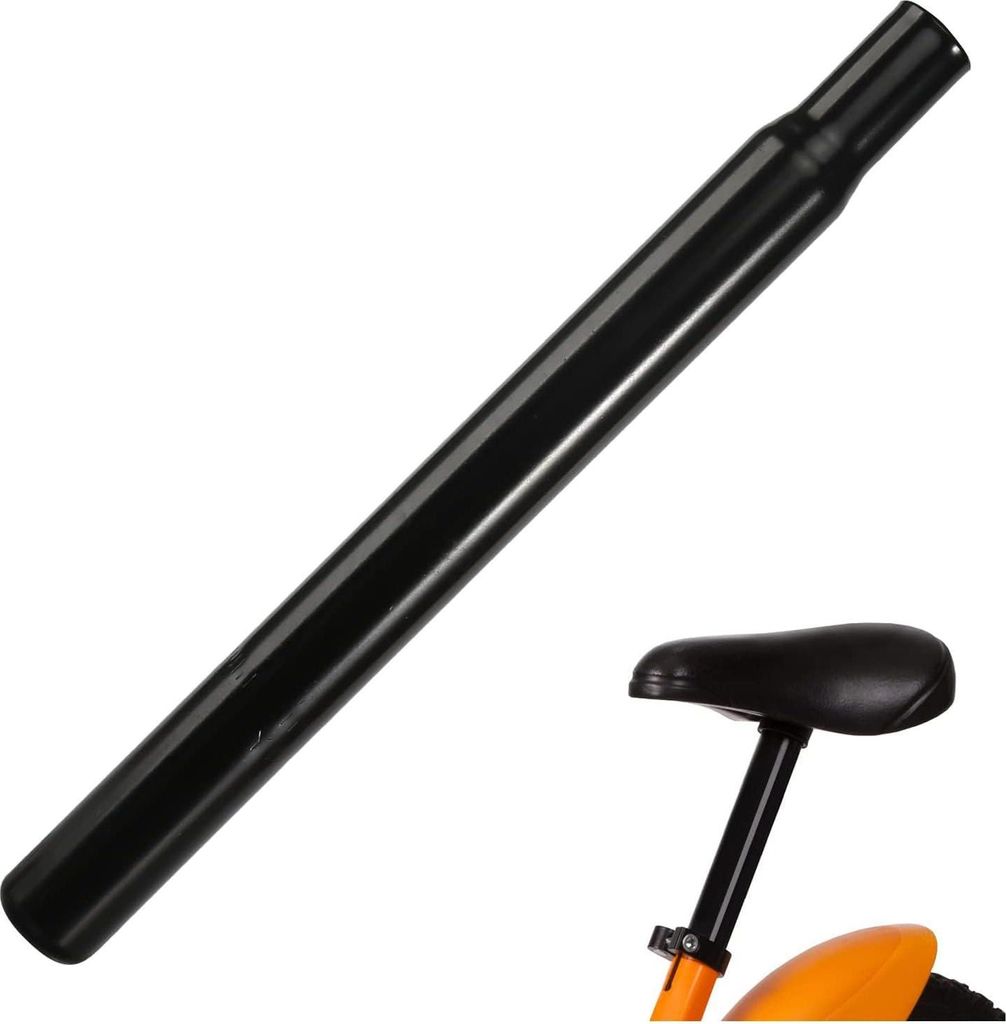 Fahrrad Sattelstütze, 27,2 x 300 mm, Schwarz, für Mountainbike Rennrad Cityrad