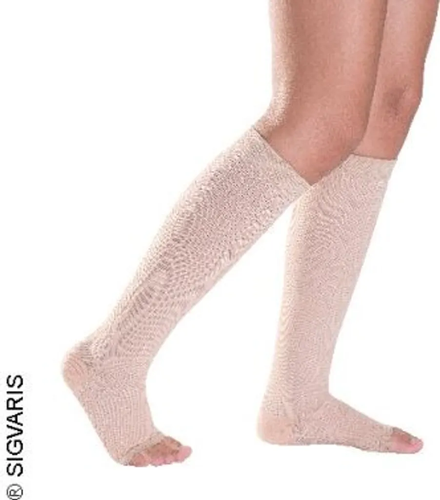Mi-bas de compression médicale beige bout ouvert Specialities Taille S - 10