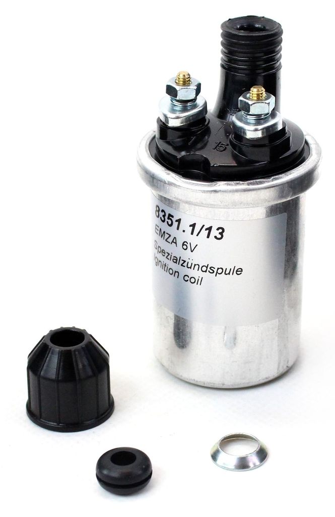 Plitzova zapaľovacia cievka 6V/12V - EMZA short 8351.1/13 - Obrázok produktu 