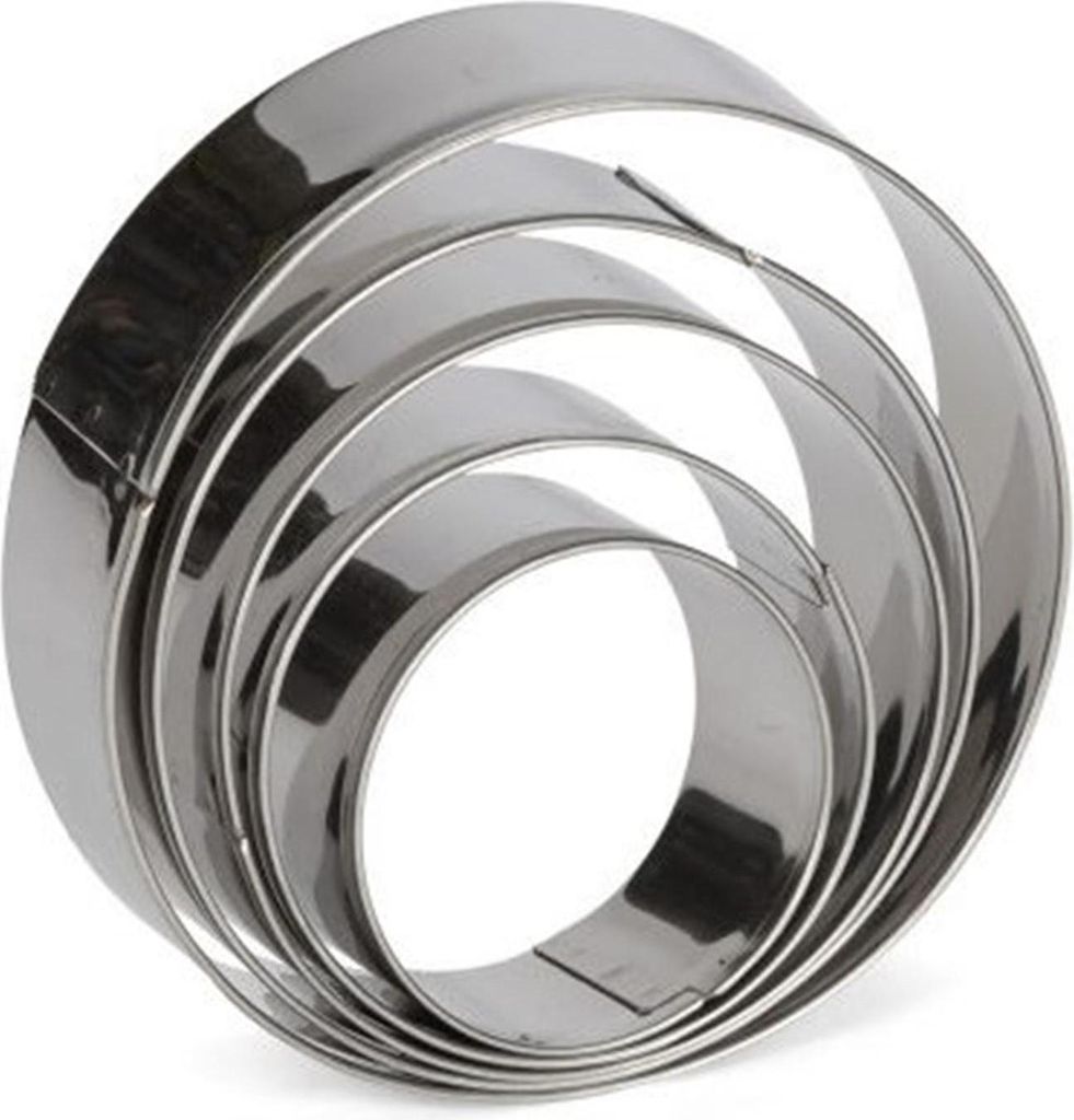 Set di stampi da taglio Patisse Circle 5-TLG. Acciaio inox, Immagine del prodotto 