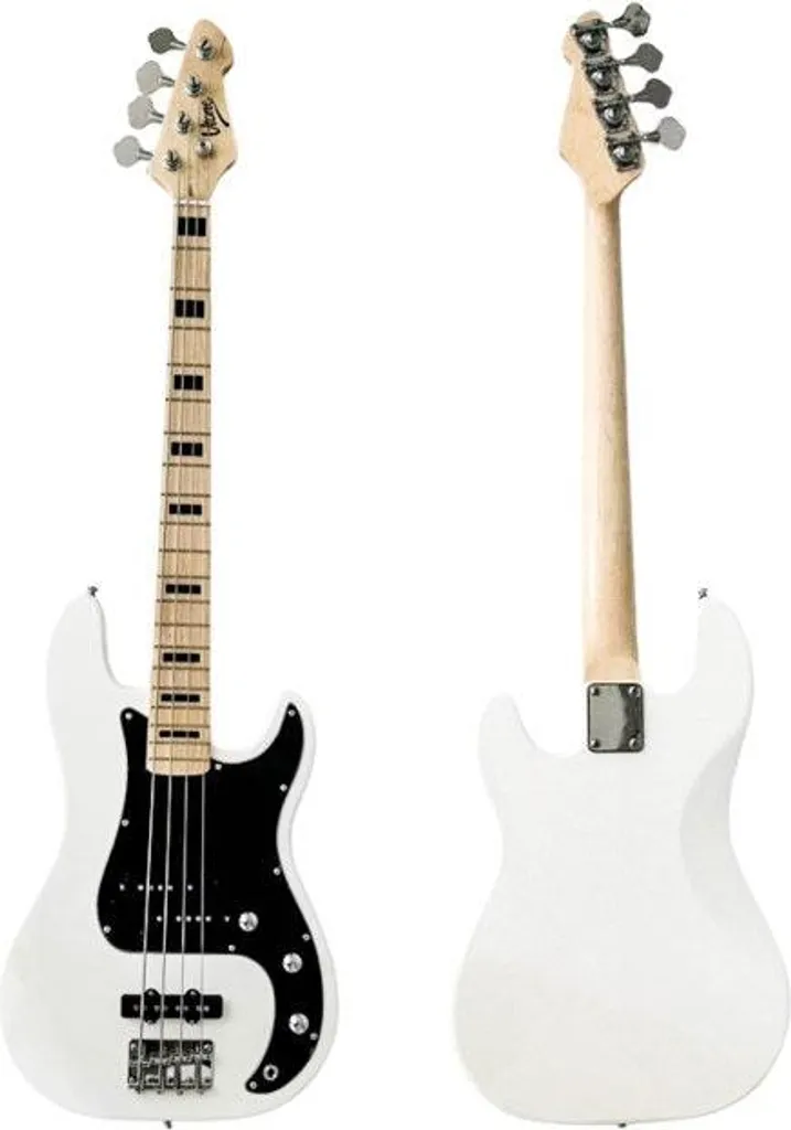 Basse électrique V-TONE PJB46 WH 4/4 idéale pour débuter et la scène