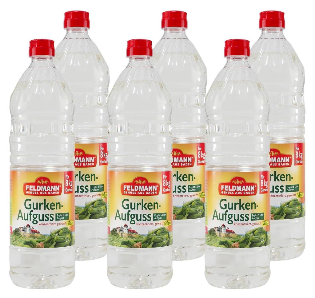 Feldmann Gurken-Aufguss (10 x 1,0L) Produktbild 