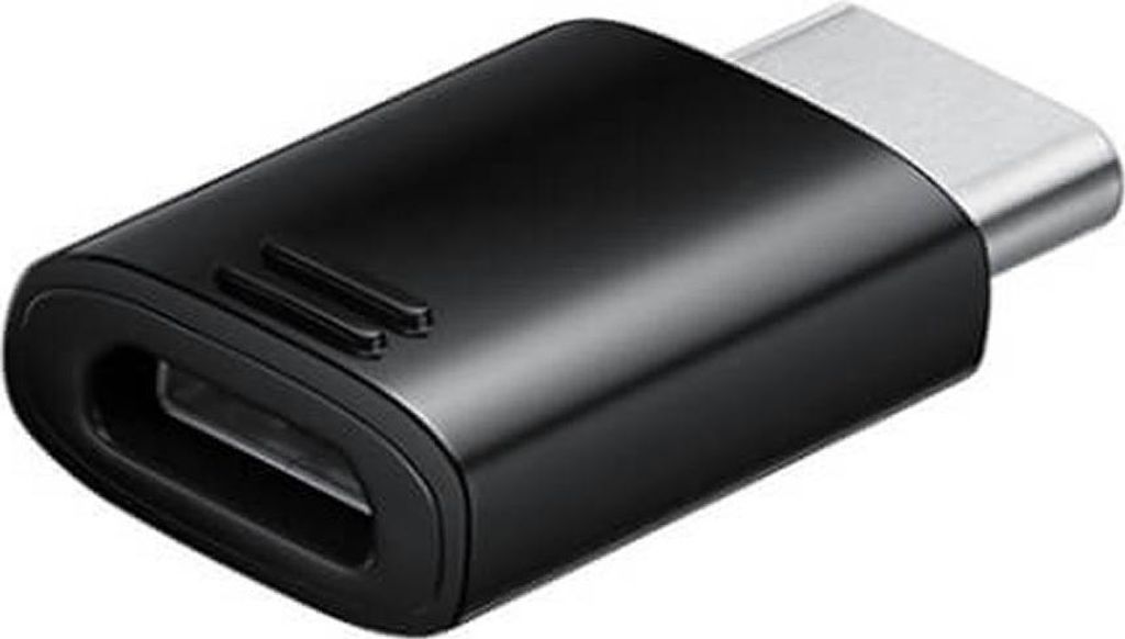 Samsung, Micro-USB-auf-USB-C-Adapter Laden und Synchronisieren, Schwarz