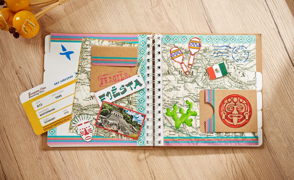 VBS XXL 3er-Pack Album KRAFTPAPIER mit weißen Seiten Produktbild 2