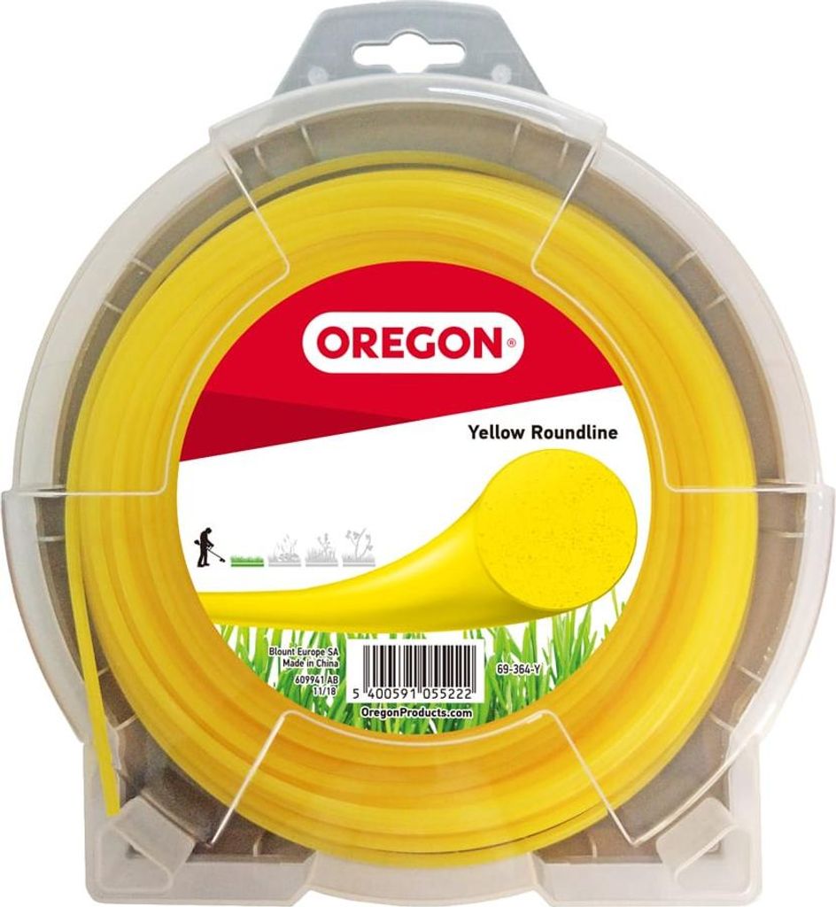 Oregon Gelber Freischneidefaden Yellow Roundline 2,4 mm Produktbild 