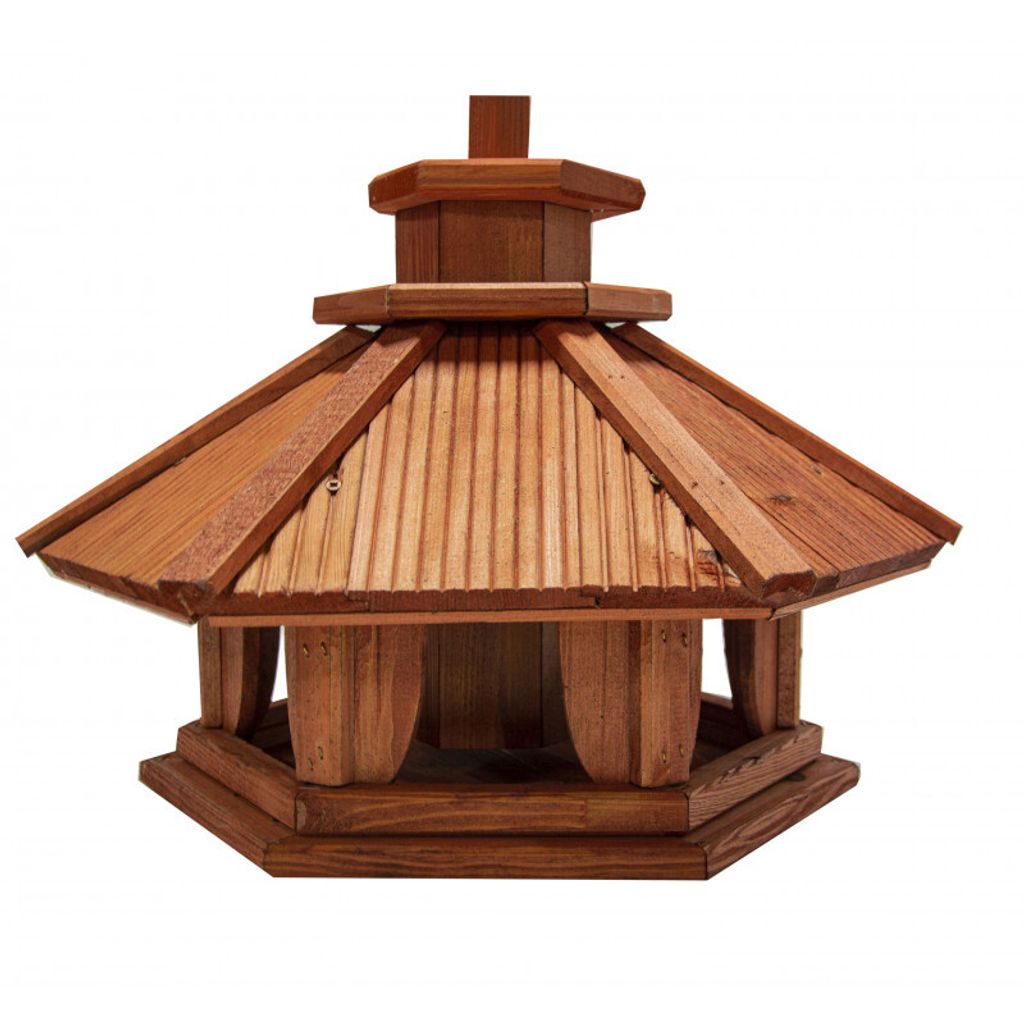 4iQ Massivholz-Vogelfutterhaus SIKORKA V 39x34x39 cm Produktbild 