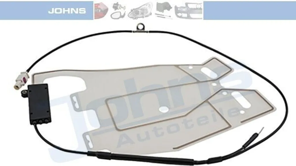 Antenne voiture JOHNS 95 67 36-95 - Antenne de toit haute performance