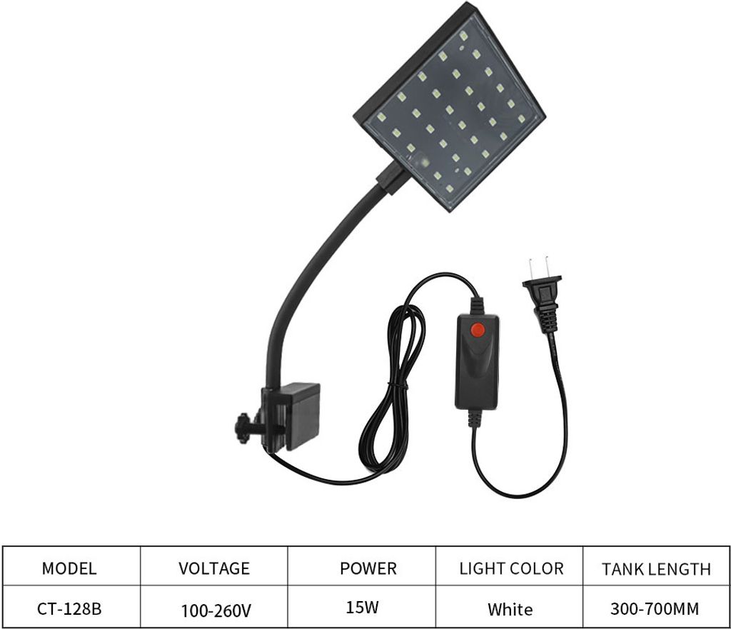 LED-Aquarienlicht zum Anklipsen, Licht fuer Aquarien mit Produktbild 