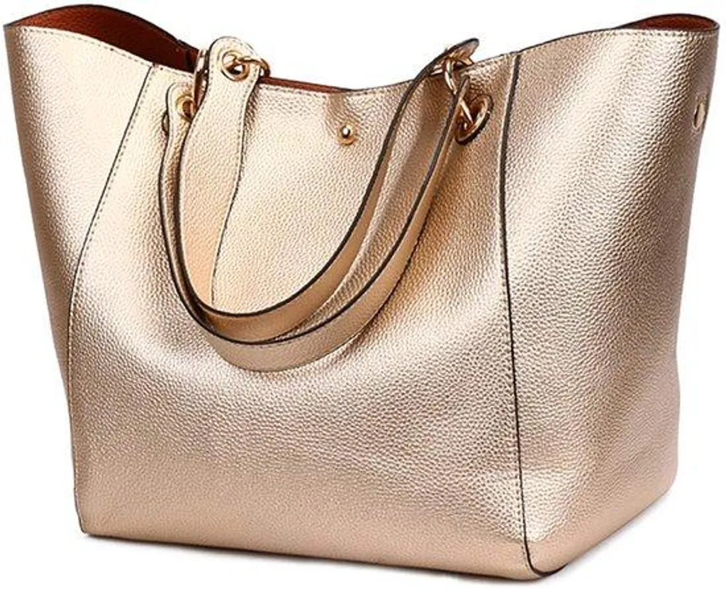Grand sac à provisions rose en cuir pour transporter tout le nécessaire