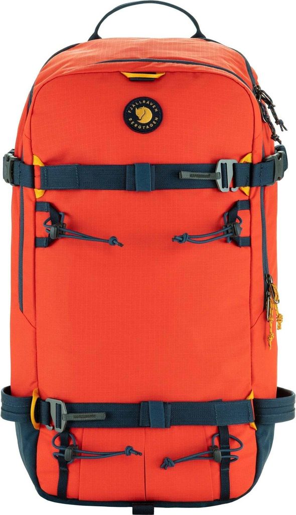Bergtagen Touring 30 - Skirucksack (flame orange-mountain blue)