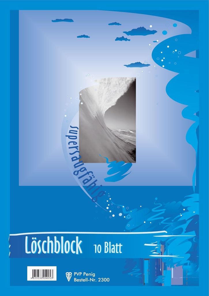 PVP Penig 2300 Löschblattblock A4 farbig Produktbild 