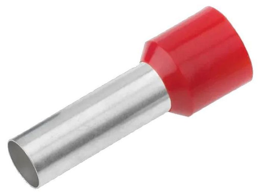 Cimco Isolierte Aderendhülse 95mm² x 25mm, rot, Packung mit Produktbild 