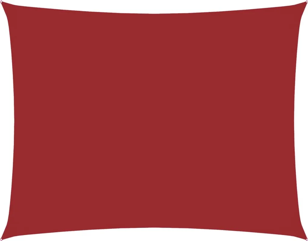 vidaXL Tenda da sole in tessuto Oxford rettangolare 5x6 m rosso