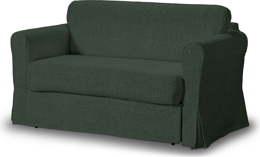 Dekoria Bezug für Hagalund Sofa, dunkelgrün, Sofahusse Hagalund