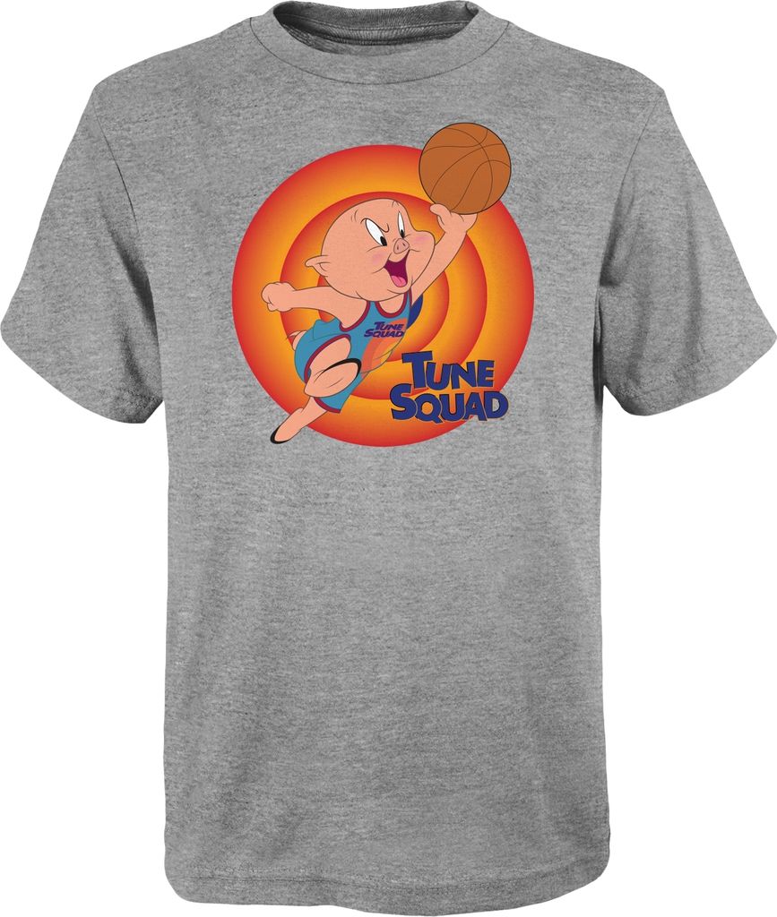 Space Jam T-Shirt Tune Squad NN Porky Pig Space Jam A New Legacy Adult Size NBA Looney Tunes (S)