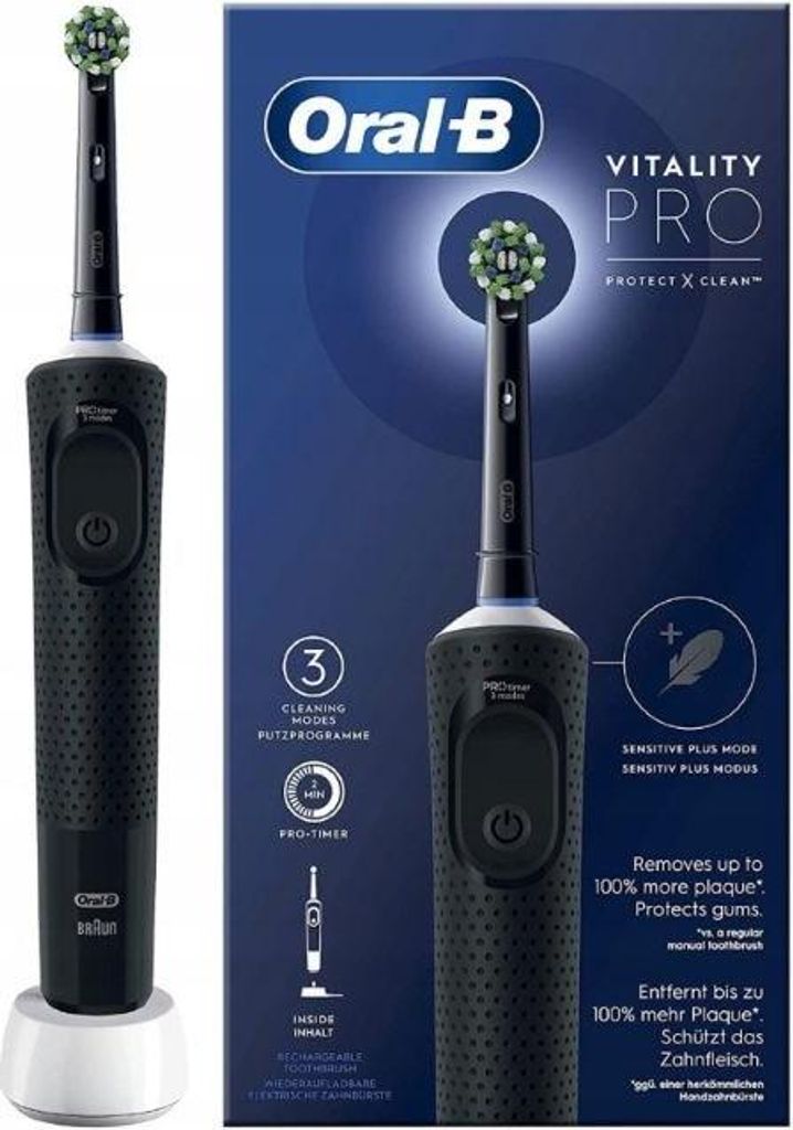 Oral-B Vitality Pro D103 Box Black Toothbrush Immagine del prodotto 