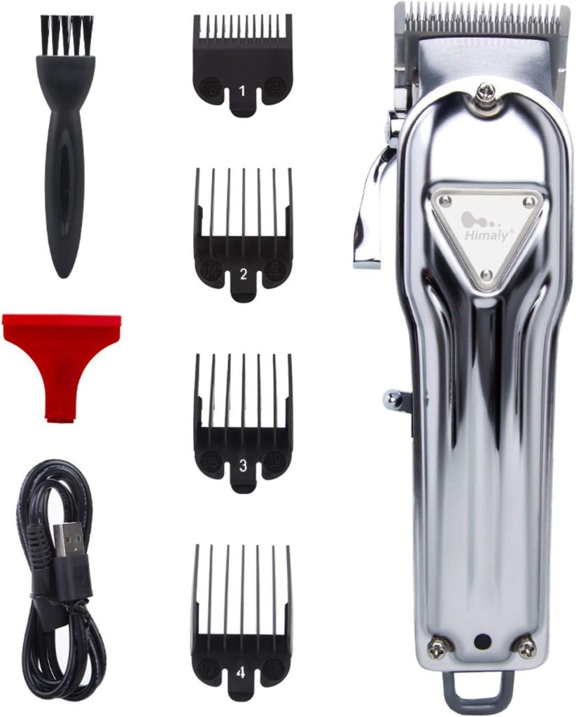 Haarschneidemaschine profi Herren Profi, Langhaarschneider 4-In-1 Profi Bartschneider und Haarschneider Set,Wiederaufladbar,Geeignet für Familie