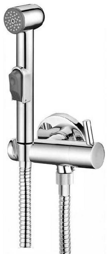 Aqualine wanddouche met handdouche voor bidet, chroom Productafbeelding 