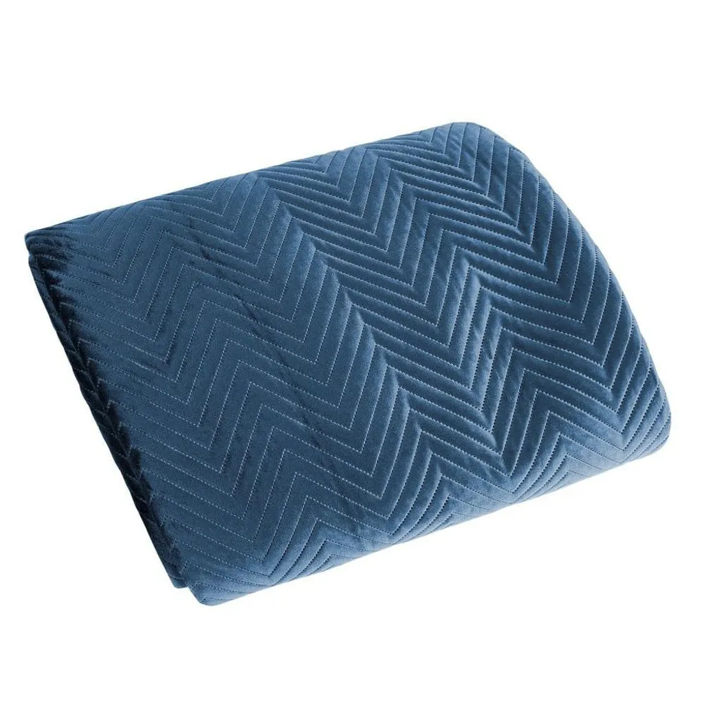 Trapunta Leggera Velluto Sofia Blu Navy 200x220 Eurofirany | Relax