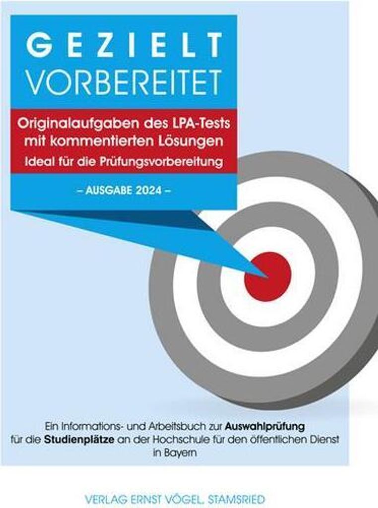 Gezielt vorbereitet - Originalaufgaben des LPA-Tests mit kommentierten Lösungen - Ideal für die Prüfungsvorbereitung