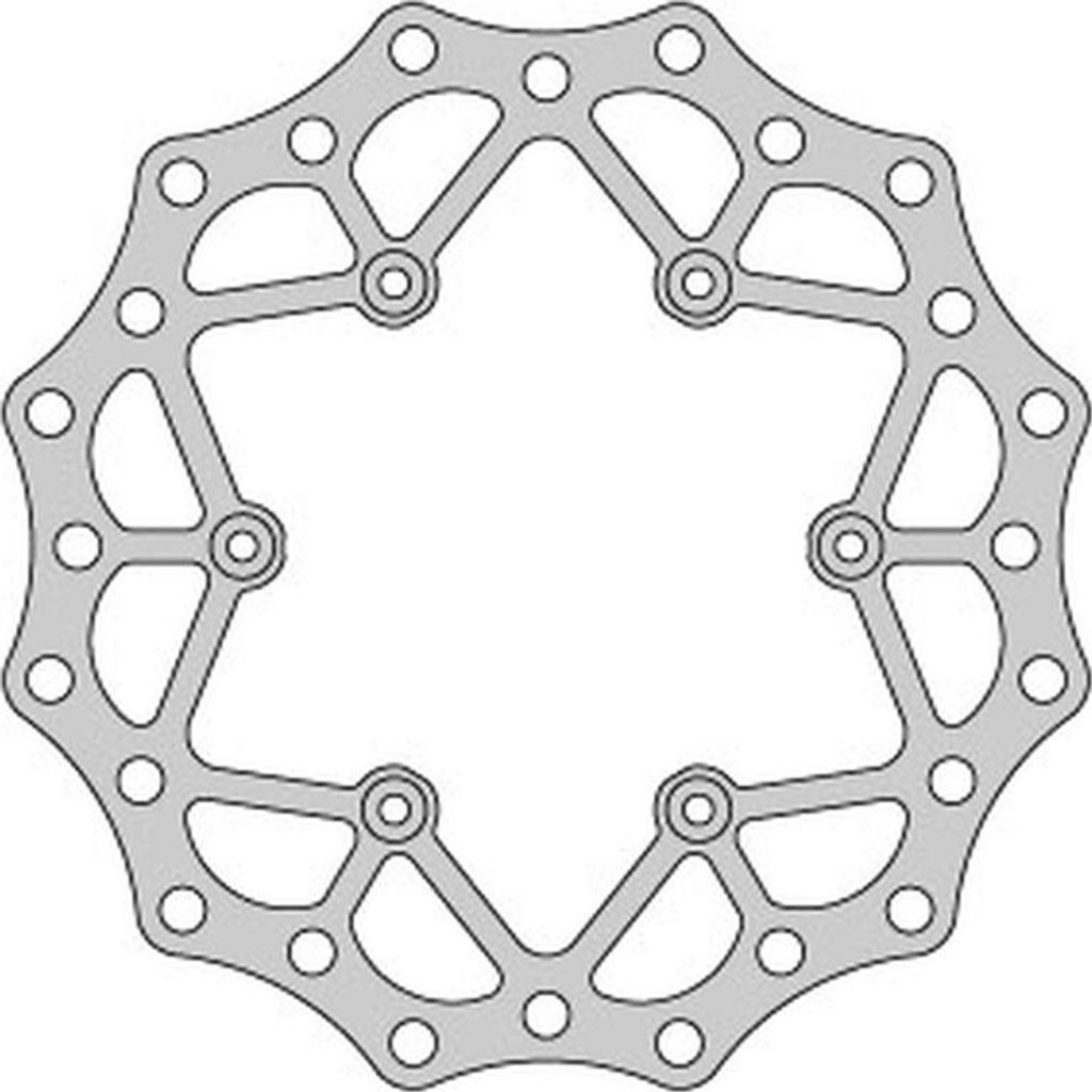 Bremsscheibe Hinten Für Yamaha Yz 125 '02-21, Wrf 250 '02-21, Wr 250 '02-07, Yz/Yzf 250 '02-21, Wrf/Yzf '02-21, Wave