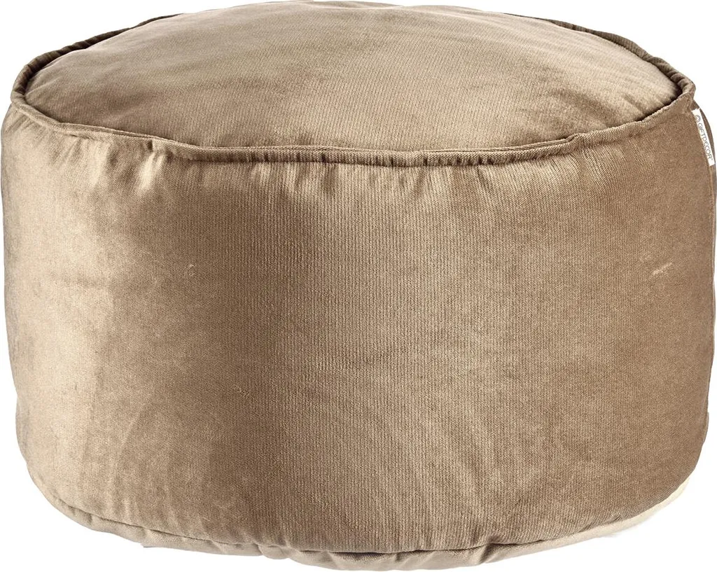 Sgabello Imbottito in Velluto Ø 60 cm - Pouf Design Moderno Luxury