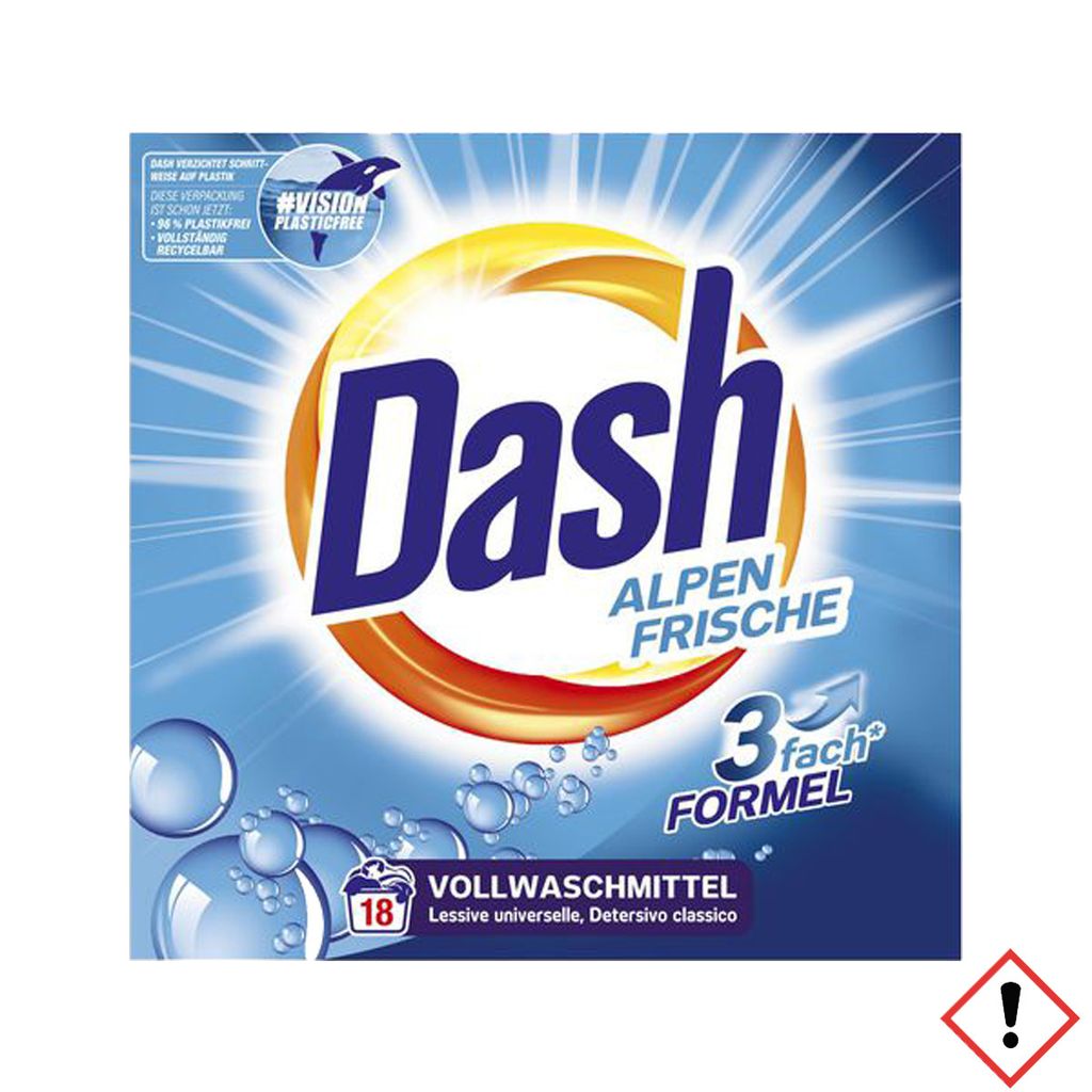 Dash Vollwaschmittel Pulver 18 WL Produktbild 