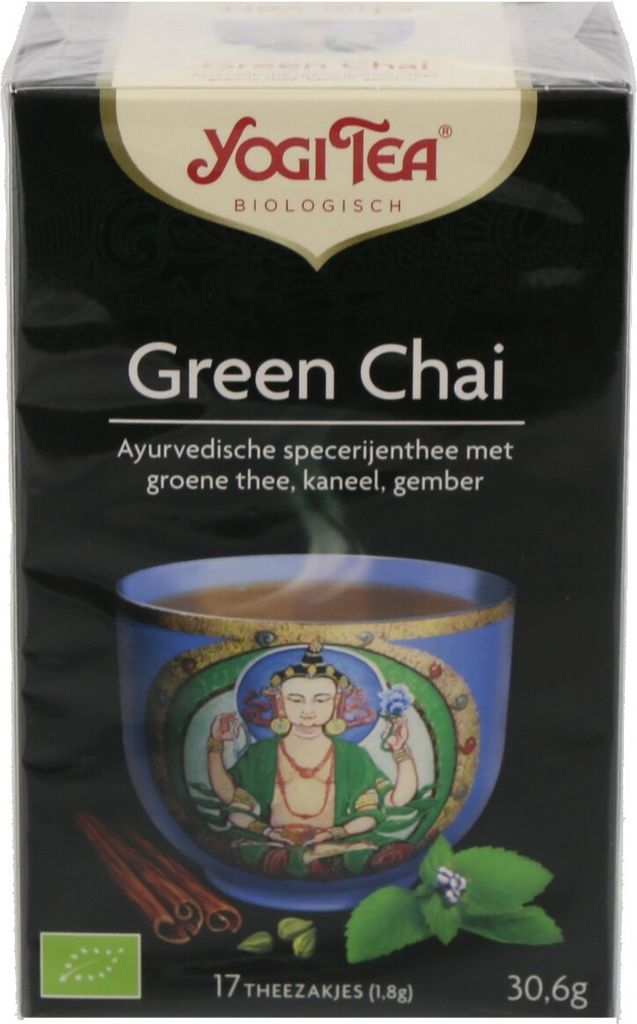 Yogi Tea Grüner Chai-Tee, 17 x 1,8 Gramm