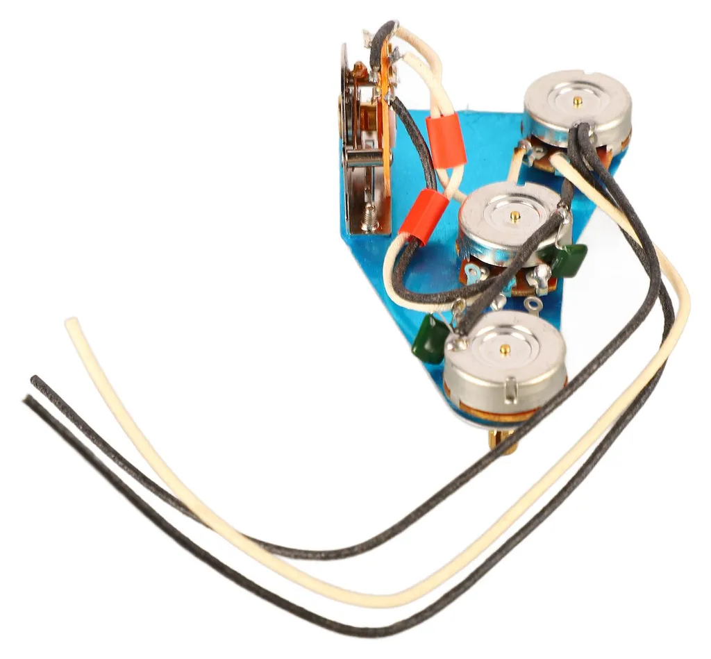 Kit réparation guitare électrique faisceaux câbles et plaques montage