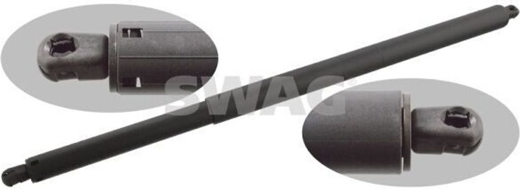 SWAG 10 10 3853 Gasfeder Heckklappendämpfer passend für MERCEDES-BENZ GLA (X156) 696,5mm