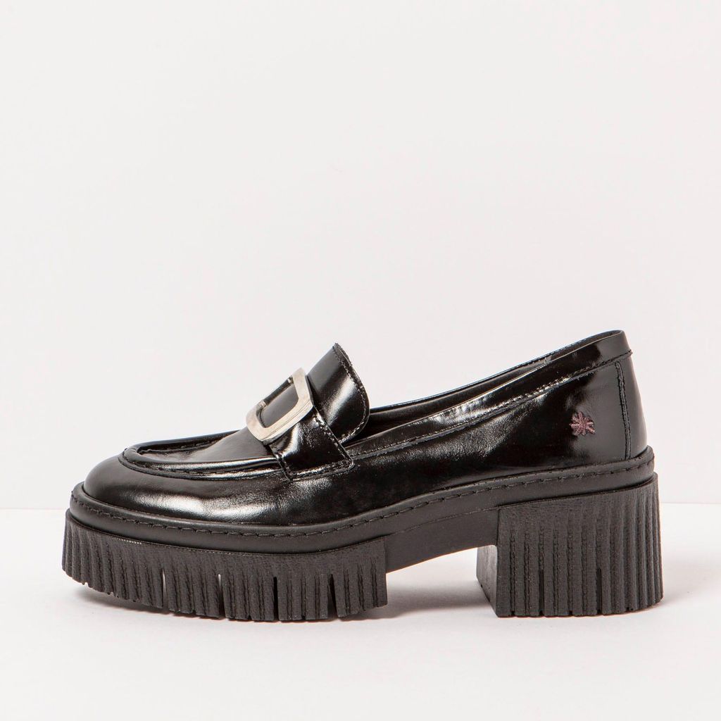 Art Absatzschuhe Damen 1372 NAPPA SHINNY BLACK/YORK Farbe Schwarz