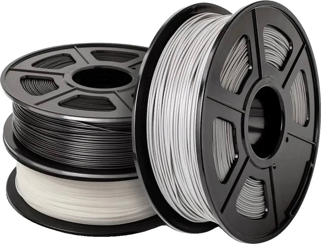 Filamento 3D SUNLU PLA 1,75mm Set Nero Bianco Grigio - E-Shop Italia