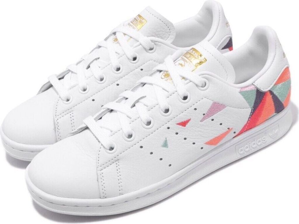 Adidas Originals Damen Sneaker Stan Smith Geometric ,Weiss ,FW6565 ,EUR 36 ,Neu