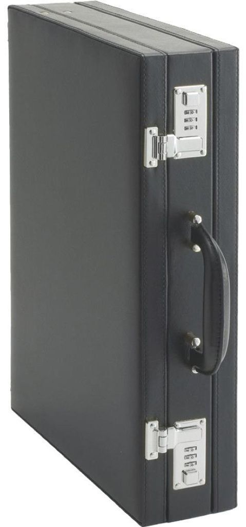 Alassio Attaché Case PONTE, Skóra, Czarny Zdjęcie produktu 