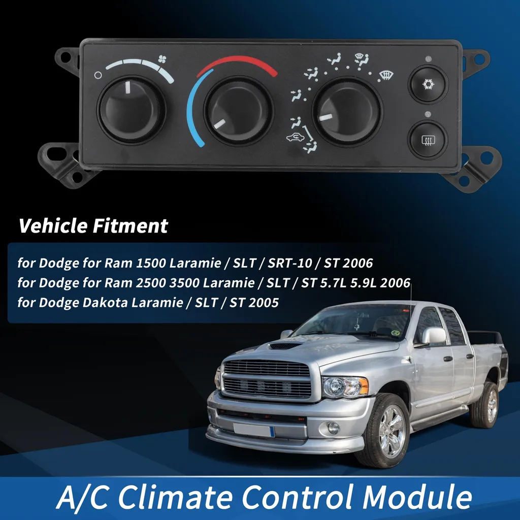 Commande de Chauffage et Clim pour Dodge Ram 2006 : Confort Habitacle