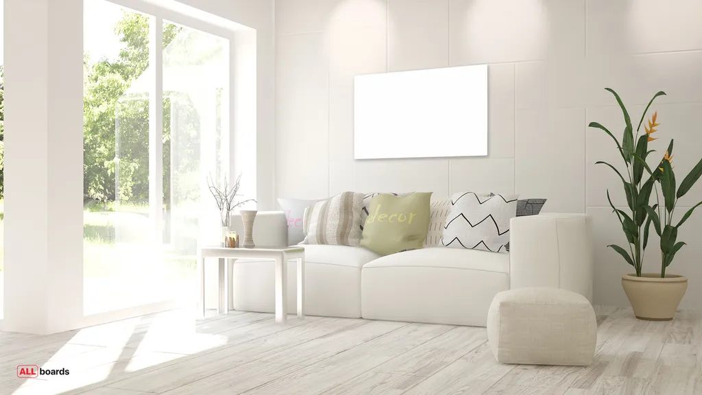 Lavagna Magnetica Bianca 90x60 MetalBoards | Acciaio con Accessori - 12