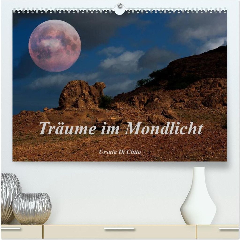 Träume im Mondlicht (hochwertiger Premium Wandkalender 2026 DIN A2 quer), Kunstdruck in Hochglanz