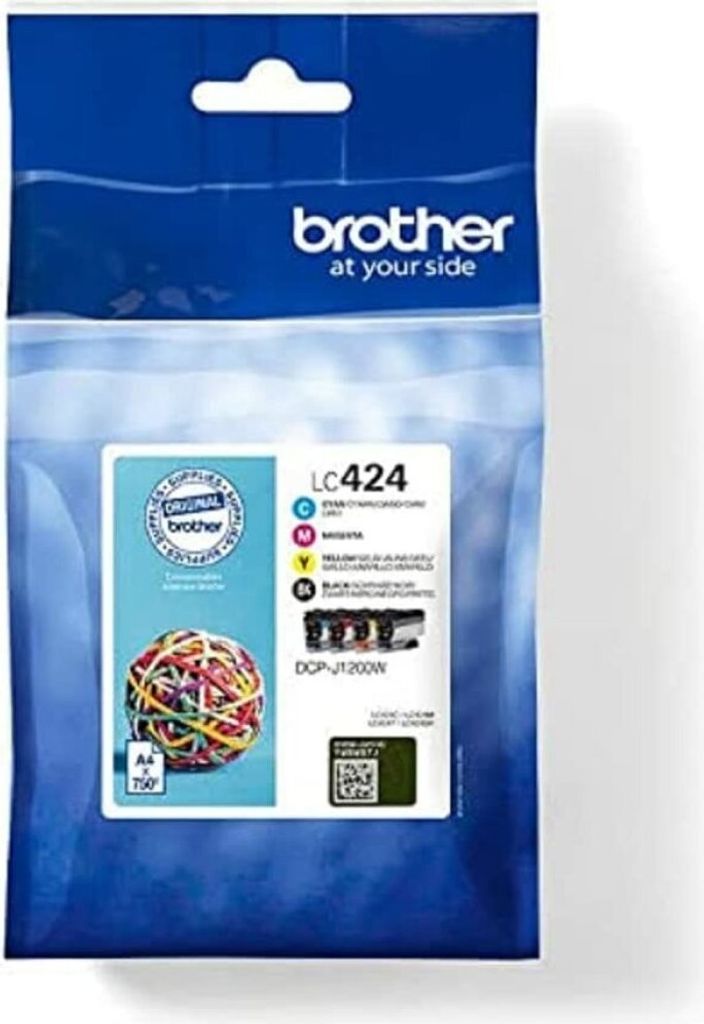 Brother LC-424VAL Oryginalny zestaw tuszów (czarny, cyjan, Zdjęcie produktu 